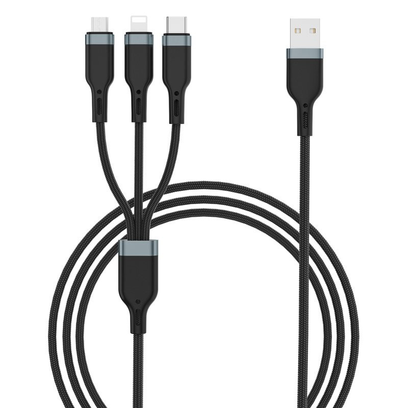 USB kabel za punjač 3u1 micro USB / USB-C / Lightning