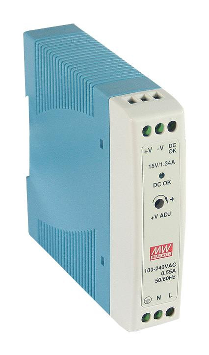 Napajanje na DIN šinu 20W 24V MEAN WELL MDR-20-24
