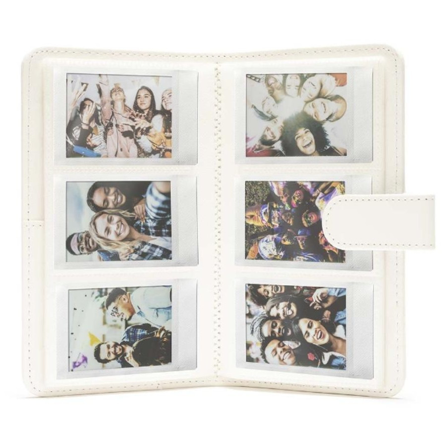 Kožni album za FUJIFILM INSTAX slike clay white