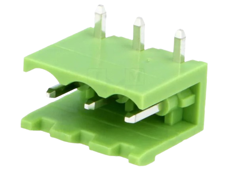 Ugaoni terminal blok utikač 3PIN 12A 300V