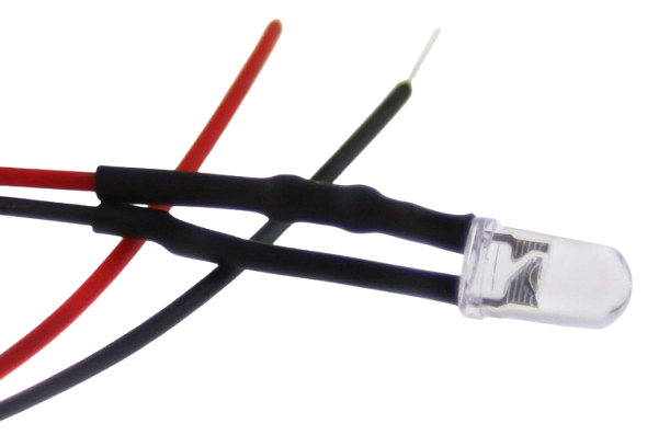 LED dioda sa kablom plava 5mm