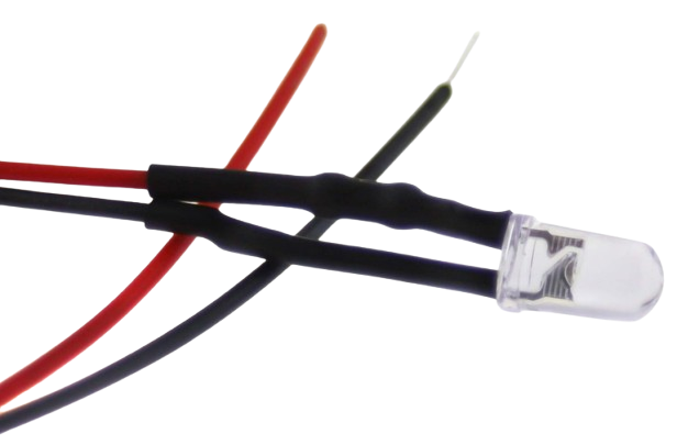 LED dioda sa kablom crvena 5mm