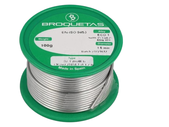 Tinol kalaj za lemljenje BROQUETAS 1.5mm 100g